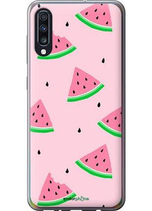 Чехол на samsung galaxy a70 2019 a705f розовый арбуз "4314u-1675-2448"