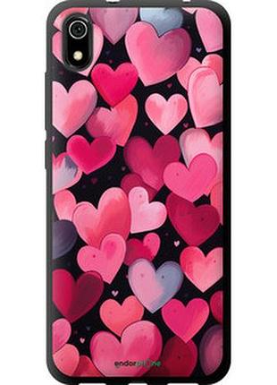 Чехол на xiaomi redmi 7a сердечки 4 "5662b-1716-2448"