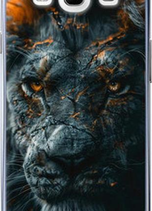 Чехол на samsung galaxy s3 i9300 пламенный лев "6153u-11-2448"