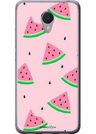 Чохол на meizu m3 note рожевий кавун "4314t-256-2448"