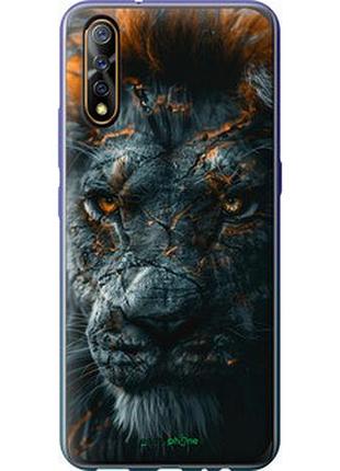 Чехол на vivo v17 neo пламенный лев "6153t-1764-2448"