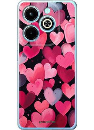 Чехол на infinix hot 40i сердечки 4 "5662u-3504-2448"