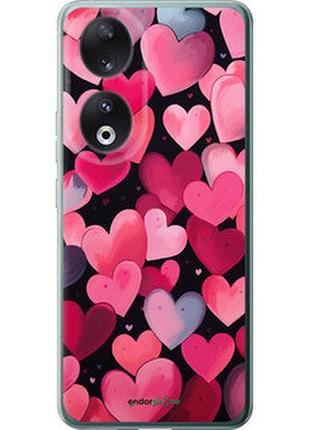 Чехол на huawei honor 90 сердечки 4 "5662u-3088-2448"