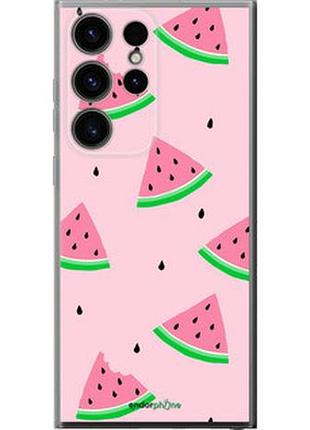 Чехол на samsung galaxy s24 ultra розовый арбуз "4314u-3389-2448"
