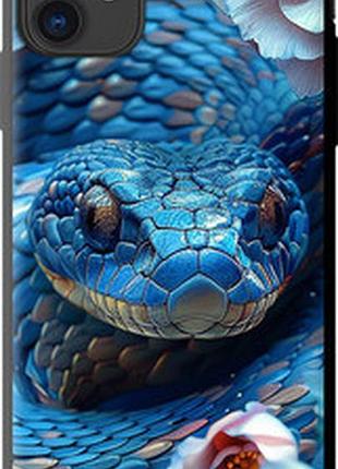 Чехол на iphone 11 blue snake "6079b-1722-2448"