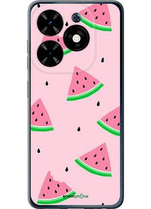 Чехол на tecno spark go 2024 розовый арбуз "4314u-3432-2448"