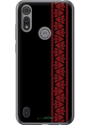 Чехол на motorola e6i вышиванка 53 "2041u-2355-2448"