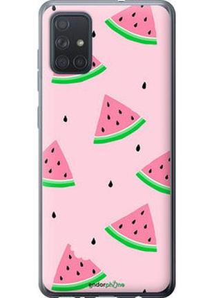 Чехол на samsung galaxy a71 2020 a715f розовый арбуз "4314u-1826-2448"