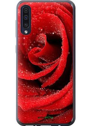 Чехол на samsung galaxy a50 2019 a505f красная роза "529u-1668-2448"