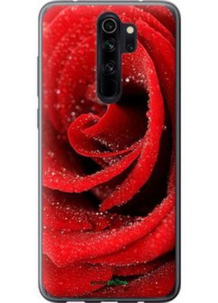 Чехол на xiaomi redmi note 8 pro красная роза "529u-1783-2448"