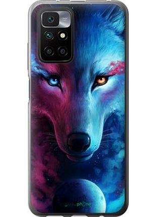 Чехол на xiaomi redmi 10 арт-волк "3999u-2488-2448"
