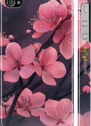 Чехол на iphone 4 пурпурная сакура "6075c-15-2448"
