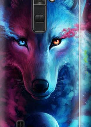 Чехол на lg k7 арт-волк "3999m-451-2448"