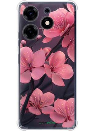 Чехол на tecno spark 10 pro пурпурная сакура "6075sp-3022-2448"