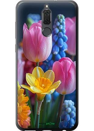 Чехол на huawei mate 10 lite весенние цветы "6058t-1240-2448"