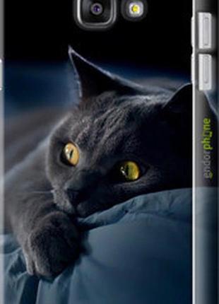 Чохол на samsung galaxy a5 (2016) a510f димчастий кіт "825c-158-2448"