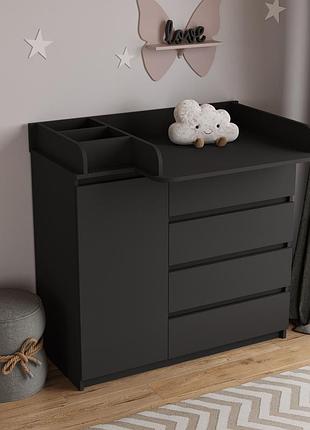 Пеленальний столик furnigrade пс-6 антрацит 98,8х100х65