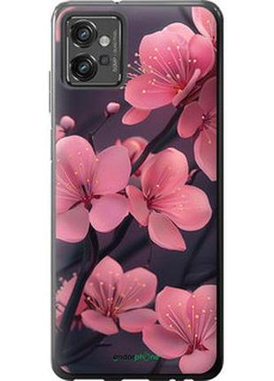 Чехол на motorola g32 пурпурная сакура "6075u-2845-2448"