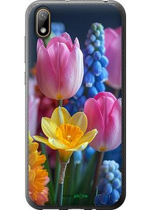 Чохол на huawei y5 2019 весняні квіти "6058t-1695-2448"