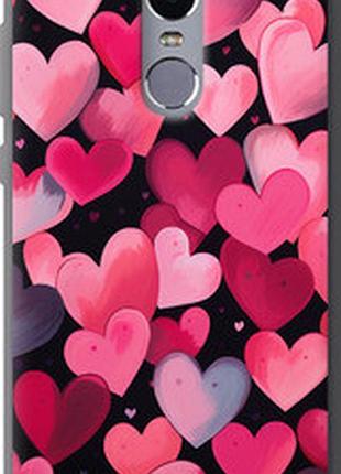 Чехол на xiaomi redmi note 4 сердечки 4 "5662t-352-2448"