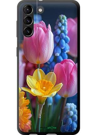Чохол на samsung galaxy s21 plus весняні квіти "6058b-2115-2448"