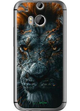Чохол на htc one m8 dual sim плам'яний лев "6153u-55-2448"