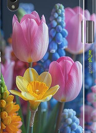 Чохол на sony xperia z1 c6902 весняні квіти "6058c-38-2448"