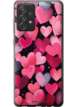 Чехол на samsung galaxy a72 a725f сердечки 4 "5662t-2247-2448"