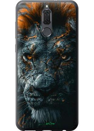 Чехол на huawei mate 10 lite пламенный лев "6153t-1240-2448"