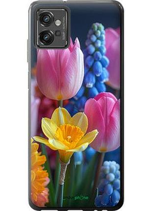 Чохол на motorola g32 весняні квіти "6058u-2845-2448"