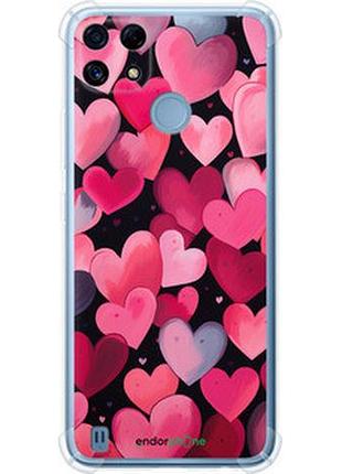 Чехол на realme c21 сердечки 4 "5662sp-2321-2448"