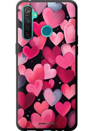 Чехол на realme 5 pro сердечки 4 "5662b-1861-2448"
