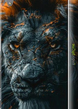 Чехол на sony xperia z5 e6633 пламенный лев "6153m-274-2448"