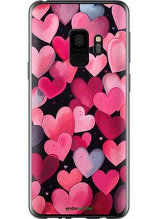 Чехол на samsung galaxy s9 сердечки 4 "5662t-1355-2448"