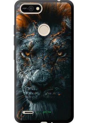 Чохол на tecno pop 2f b1f плам'яний лев "6153b-2391-2448"