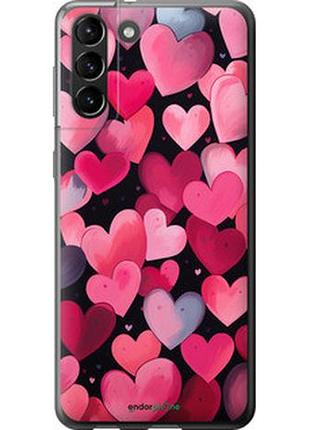 Чехол на samsung galaxy s21 plus сердечки 4 "5662u-2115-2448"