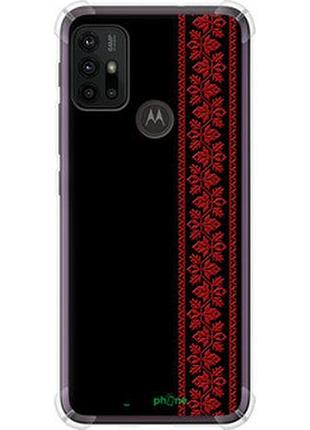 Чехол на motorola moto g30 вышиванка 53 "2041sp-2320-2448"