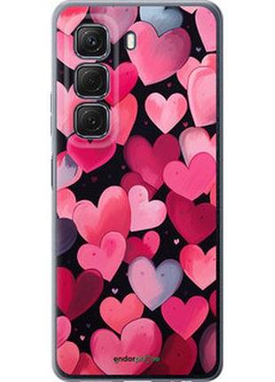 Чехол на infinix hot 50 4g сердечки 4 "5662u-3820-2448"