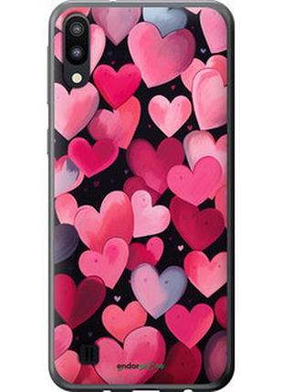 Чехол на samsung galaxy m10 сердечки 4 "5662t-1661-2448"