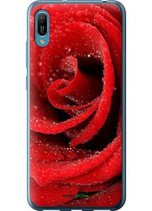Чохол на huawei y6 2019 червона троянда "529u-1666-2448"