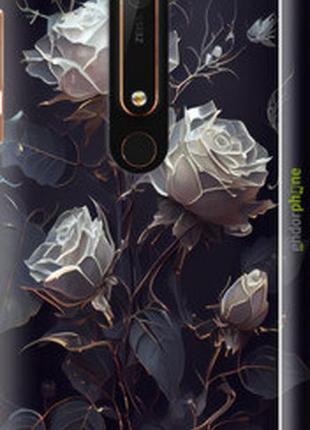 Чохол на nokia 6 2018 троянди 2 "5550m-1386-2448"
