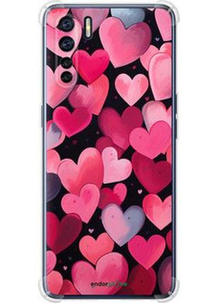 Чехол на oppo a91 сердечки 4 "5662sp-1884-2448"