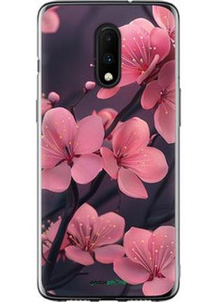 Чехол на oneplus 7 пурпурная сакура "6075u-1740-2448"