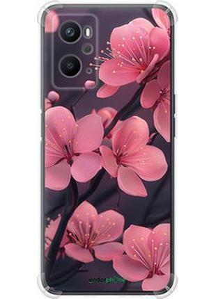 Чехол на oppo a96 пурпурная сакура "6075sp-2598-2448"