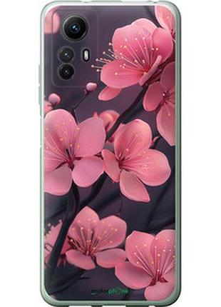 Чехол на xiaomi redmi note 12s пурпурная сакура "6075u-3065-2448"