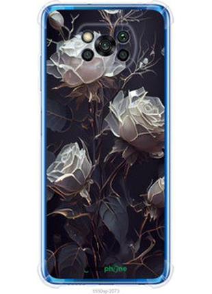 Чехол на xiaomi poco x3 pro розы 2 "5550sp-2938-2448"
