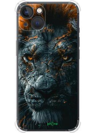 Чехол на iphone 13 пламенный лев "6153sp-2374-2448"