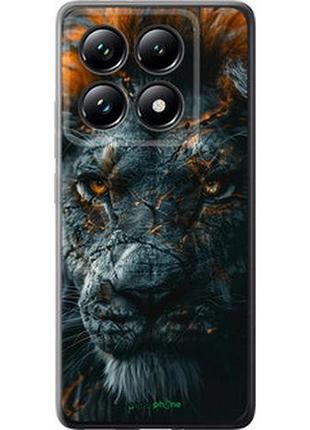 Чохол на xiaomi 14t pro плам'яний лев "6153u-3806-2448"