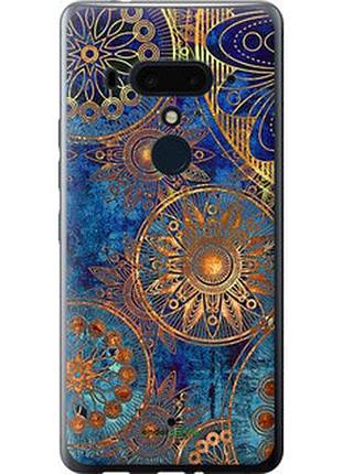 Чехол на htc u12 plus золотой узор "678u-1712-2448"