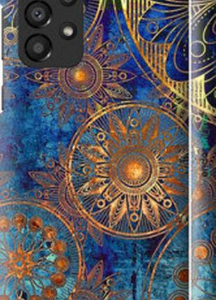 Чехол на samsung galaxy a33 5g a336b золотой узор "678m-2584-2448"